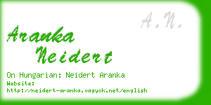 aranka neidert business card